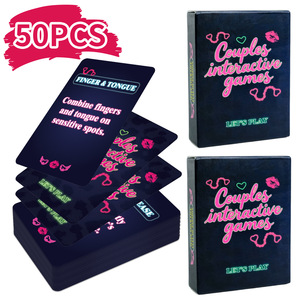 Cross-border New 50-<b>card</b> Couples SEX Board Game Cardsfun Interactive <b>Playing</b> <b>Cards</b> for Womens Gatherings Indoor Use - Product Image 4