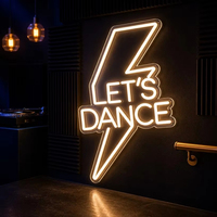 Panneau néon LED « Let's Dance » – Décoration murale lumineuse pour chambre, maison, bar, boîte de nuit