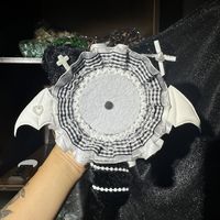 Tempat Penyimpanan Badge Elf Asli yang Cantik, Baki Badge Gumei Buatan Tangan dengan Renda yang Lucu, Dekorasi DIY untuk Tas Ita, Tersedia dalam Berbagai Warna