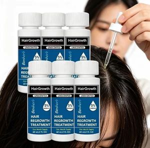 Huile de croissance capillaire bio nourrissante et protectrice de couleur 2026, solution de <span class=keywords><strong>repousse</strong></span> 5%, flacon plastique 60ml, kit 6-en-1 unisexe - Product Image 5