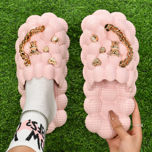 Sandalias Planas de EVA para Hombre y Mujer, Estilo Burbuja, con Dijes, a la Moda, Ligeras, Resistentes, para Otoño, Venta al Por Mayor - Product Image 1