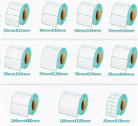 Rouleau d'Étiquettes Thermiques Imperméables Adhésives 4x6 pour Expédition et Codes-Barres, pour Imprimantes Thermiques 2, 3 et 4 Pouces