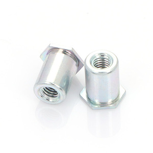 Écrou à sertir hexagonal Chaohao pour trou aveugle M4 7,2 mm, insert fileté métrique en acier au carbone pour tôle - Product Image 2