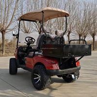 Voiture de tourisme électrique 3-4 places, dernier design d'usine chinoise, 48V 72V 96V, navette de station balnéaire, buggy de golf