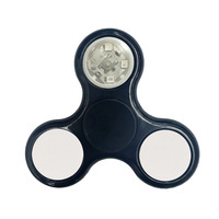 Jouet promotionnel personnalisé avec logo, jouet gyroscopique lumineux qui brille dans le noir, jouet à LED lumineux pour les doigts, jouet fidget spinner