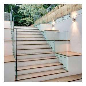 <span class=keywords><strong>Optima</strong></span> Conception personnalisée Garde-corps en verre simple Garde-corps en verre pour balcon Vente en gros Balustrade en verre - Product Image 1