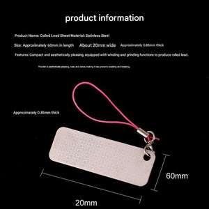 Placa de Acero Inoxidable Clásica de Alta Resistencia para Enrollar Plomos de Pesca, Accesorio para Moldear Plomos, Uso en Caza y Táctico - Product Image 3