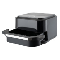 Friteuse à air intelligente à commande numérique moderne carrée de 5,5 L avec 8 préréglages et fonction Pizza pour restaurant/hôtel/cuisine