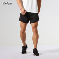 Shorts de course taille haute respirants avec poches, légers pour l'entraînement, le fitness et le yoga