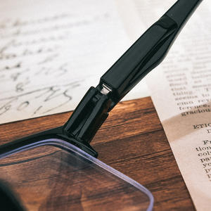 Óculos de leitura, meia armação, sem aro, para idosos, prescrição, ultra leve - Product Image 3