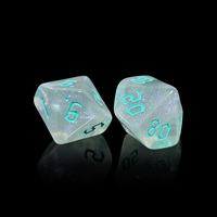 Prix de gros usine : Ensemble de dés polyédriques en acrylique à paillettes pour D&D, Dungeons and Dragons, RPG et jeux de table