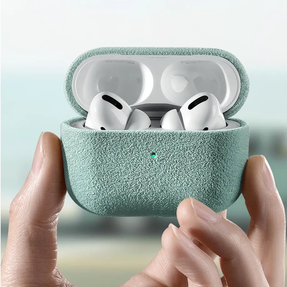 עבור במקרה pro airpods pro תיק באיכות גבוהה עור airpods 1/2 במקרה מגן אוזניות קלאסי