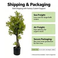 Plante artificielle de fougère H88cm, fausse plante en pot Pteris, décoration pour Thanksgiving, maison, bureau, salon, sol, balcon, cour, véranda