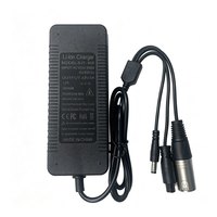 Chargeur de batterie au lithium 42V 2A, prises de sortie multiples personnalisables, conception multi-protection pour batterie de vélo électrique et de trottinette électrique