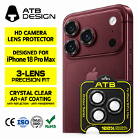Verre de protection anti-reflet pour caméra mobile iPhone 18 Pro, film protecteur en verre trempé anti-rayures pour iPhone 18 Pro Max