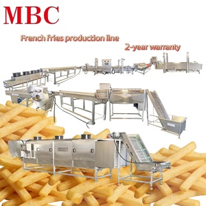 Ligne de production de frites entièrement automatique MBC avec friteuse à séparation huile-eau pour chips et frites - Product Image 2