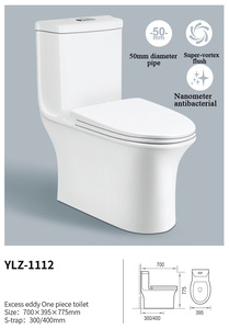 Pour Medyag toilette moderne monobloc à double chasse OEM articles sanitaires en céramique 300mm 400mm excès de tourbillon Inodoro Siphon <span class=keywords><strong>Jet</strong></span> Design moderne - Product Image 3