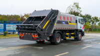 Camion compacteur de déchets Dongfeng D9 de 14 mètres cubes, Euro6, véhicule de collecte des déchets sanitaires, 4x2, manuel, diesel