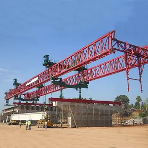 300 Ton Highway Railway Metro Construcción Viga Lanzamiento Grúa Puente Beam Launcher