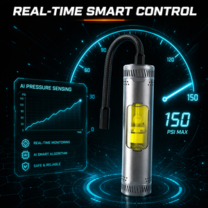 Fahrrad-Zubehör Elektrische Luftpumpe 150PSI <span class=keywords><strong>Rennrad</strong></span>-Zubehör MTB-Zubehör Fahrrad-Zubehör Akku-Kompressor 2000mAh LED - Product Image 4