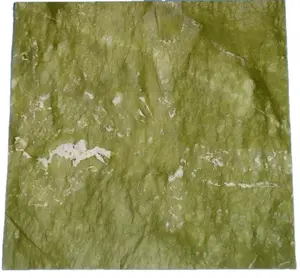 Sıcak satış dandong yeşil mermer döşeme taş inşaat iç duvar karosu
