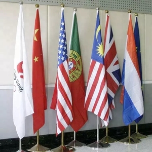 Nhà Máy Trực Tiếp Tùy Chỉnh 3X5FT Trong Nhà Văn Phòng Hội Nghị Cờ Với Thép Không Gỉ Cột Cờ Và Cơ Sở - Product Image 2