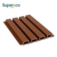 219X26mm Designs de luxe Bois Plastique Composite WPC Conseil Panneau mural 3D
