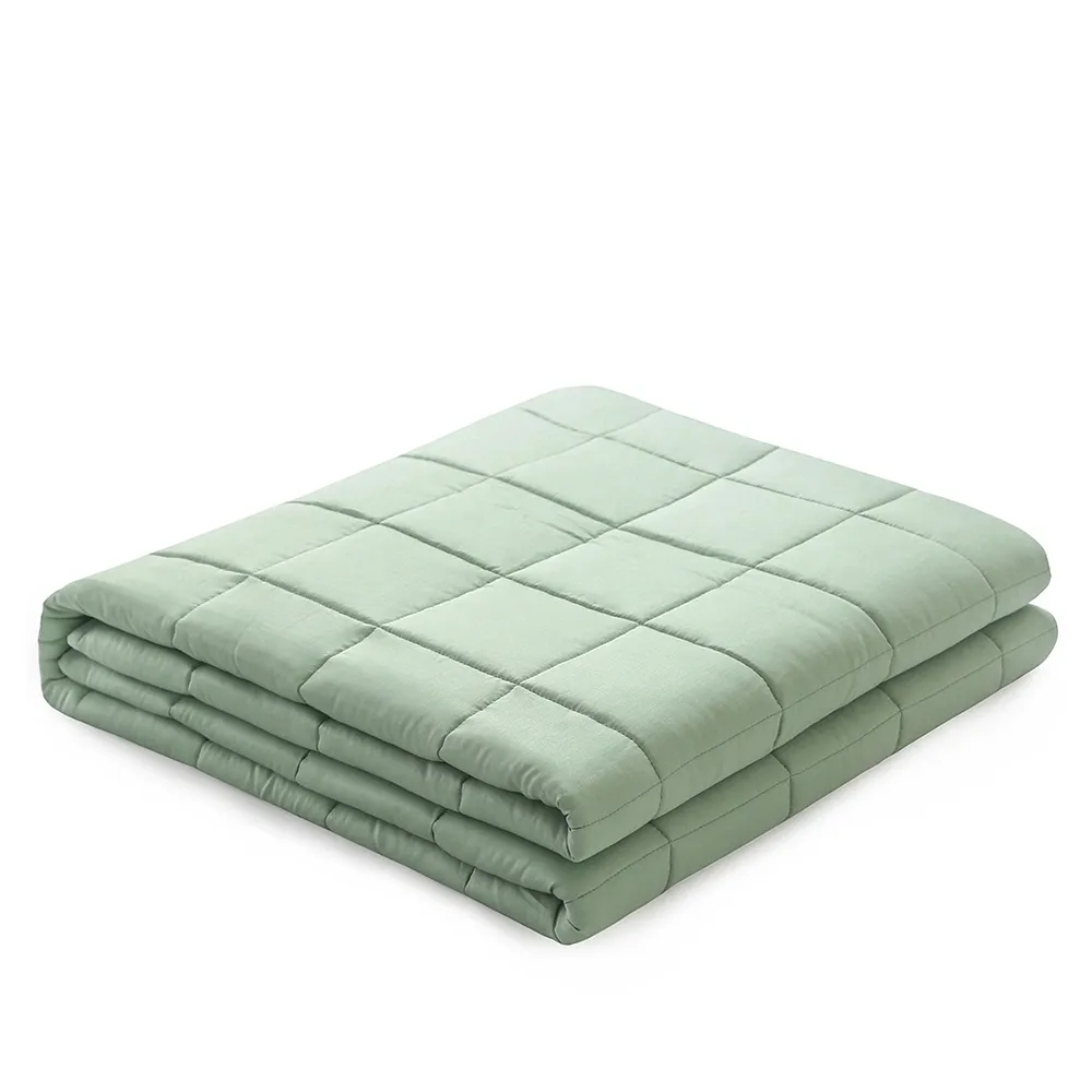 Factory Direct Sales 100%Cotton And Bamboo Fiber Weighted Blankets For Relaxation And Anxiety Relie