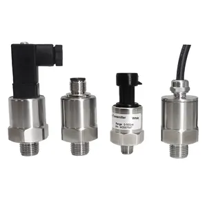 WNK 4-20mA 0-10v pemancar Sensor tekanan air untuk Gas cair dan uap