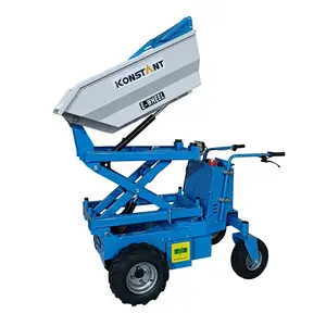 Hochleistungs-Elektro karre 48V Batterie Elektrischer Transporter Power Buggy Mini Dumper Beton Schubkarre kleiner Lader