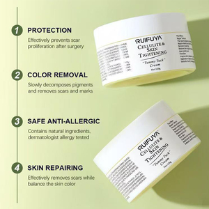 Crème Bio Anti-<span class=keywords><strong>Cellulite</strong></span> et Vergetures Marque Blanche, Crème Raffermissante et Éliminatrice de Vergetures pour le Ventre - Product Image 2