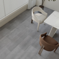 Suelo vinílico SPC con patrón de piedra, sistema de clic, cuadrado, impermeable, antideslizante, con núcleo rígido, para uso comercial y residencial.
