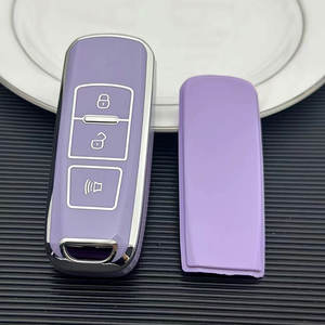 3/4 버튼 원격 커버 케이스 쉘 양성자 키 케이스 커버 8 색 자동차 키 보호 자동차 액세서리 - Product Image 3