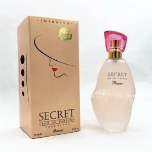 High quality 75ML ladies Pakistan Hot Sale Dubai arabic Lasting Fragrance Foreign Trade women perfume Wholesale