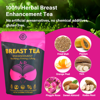 Teh Herbal Pembesar Payudara Chinaherbs, Pertumbuhan Cepat, Pengencang Payudara, Perawatan Seksi Wanita, Teh dalam Kemasan