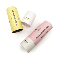 Conteneur Cosmétique en Carton Biodégradable pour Bonbons, Vêtements, Emballage de T-shirt, Assaisonnement, Sel de Détail – Boîte Tube en Papier Kraft