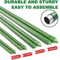 Tuteur de jardin en bambou pour plantes grimpantes, support pour tomates, pour extérieur, jardin, balcon, lot en vrac