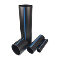 Tuyau en polyéthylène haute densité Hdpe de 6 pouces de grand diamètre Dn150 prix tuyau en plastique