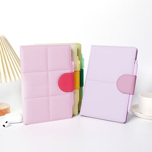 Agenda in Pelle A5 Personalizzata Macron Girls, Taccuino Colorato in PU con Chiusura Magnetica - Product Image 4