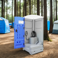 TOPPLA H01 Toilettes Mobiles Portables Modernes en PEHD, Conception Écologique, Construction Durable, Murs à Double Couche, Installation Facile