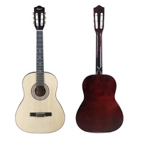 Wholesale Cheap Price Small Size 30/34/36 Inch Nylon String Classical Guitar All Lindewood Practice String Music Instruments