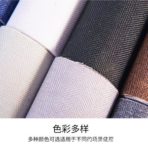 Self Adhesive Linen Fabric Patch Deep Gray Rectangle Canvas Stick On For DIY Clothing Repair Gift Box Autumn Winter - Product Image 3