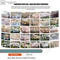 Chaise Chiavari de Banquet et Mariage Blanc Or pour Événements, Hôtels, Fêtes. Chaises Tifany/Chivari de Luxe Empilables et Table – Vente en Gros