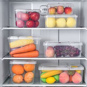 Transparent Flip Top <b>Plastic</b> <b>Display</b> <b>Box</b> Heightened Thickened Fresh Keeping <b>Box</b> Half Open Storage <b>Box</b> for Grains and Seasonings - Product Image 4