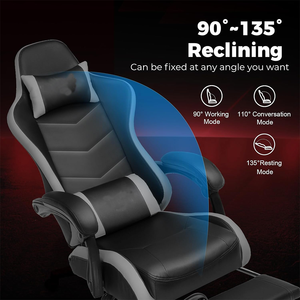 Silla de Juego Ergonómica Personalizada Económica Más Vendida en 2026, Silla para PC con Reposabrazos Articulados de Cuero PU para Estudiantes Gamers - Product Image 6