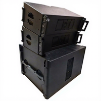 Sistema de Altavoces Profesionales Personalizados, Sistema de Sonido PA, Equipo de Sonido Pasivo, Sistema de Altavoces Line Array de 2 y 3 Vías con Doble Woofer de 12 Pulgadas