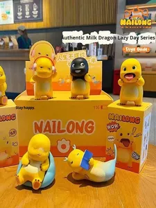 Nailong - Caja Sorpresa Casual y Moderna con Decoración de Vidrio para Escritorio, Linda Muñeca de Dibujos Animados de Cinnamoroll, Decoración para Oficina y Hogar, Estilo Japonés - Product Image 4