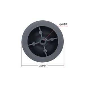 Patas de plástico para equipaje J023, base protectora resistente a arañazos de 39 mm para maletas y bolsos - Product Image 3