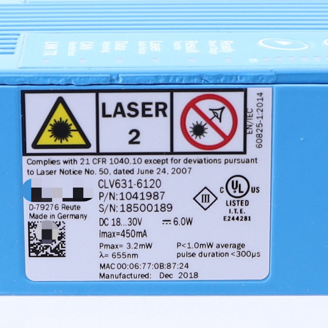 Brand New and Original CLV631-6120 1041987 12-month Warranty PLC