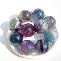 Prix de gros d'usine 500g pierre à main de guérison naturelle 3cm améthyste Rose Quartz fumé cristal Chakra sphère boule pour cadeau